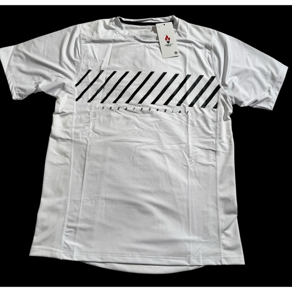Liberty Pro Men's‎ White Running T-Shirt M Athletic
